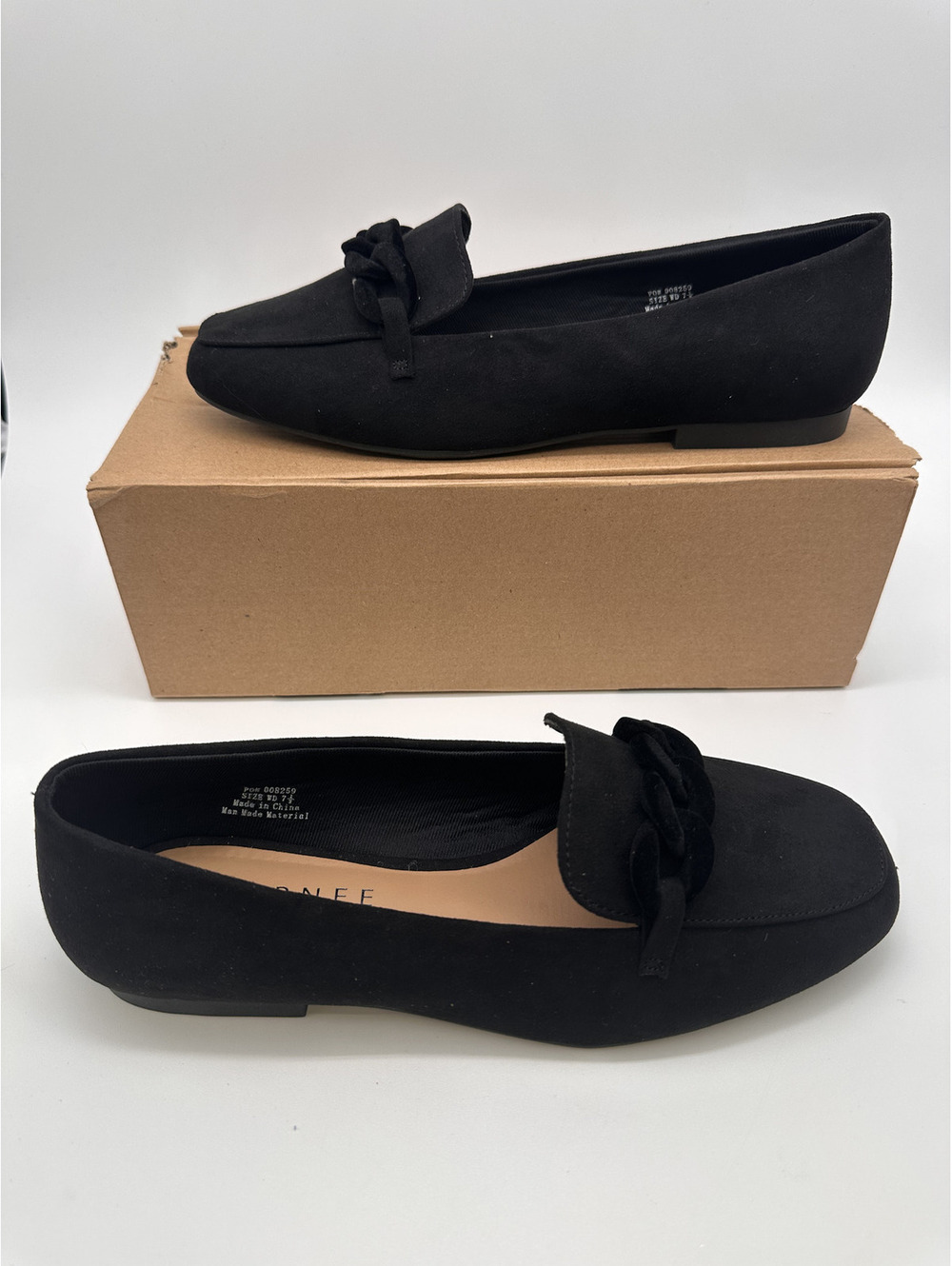 Journee Collection Black Women's Loafers Size 7.5 Wide